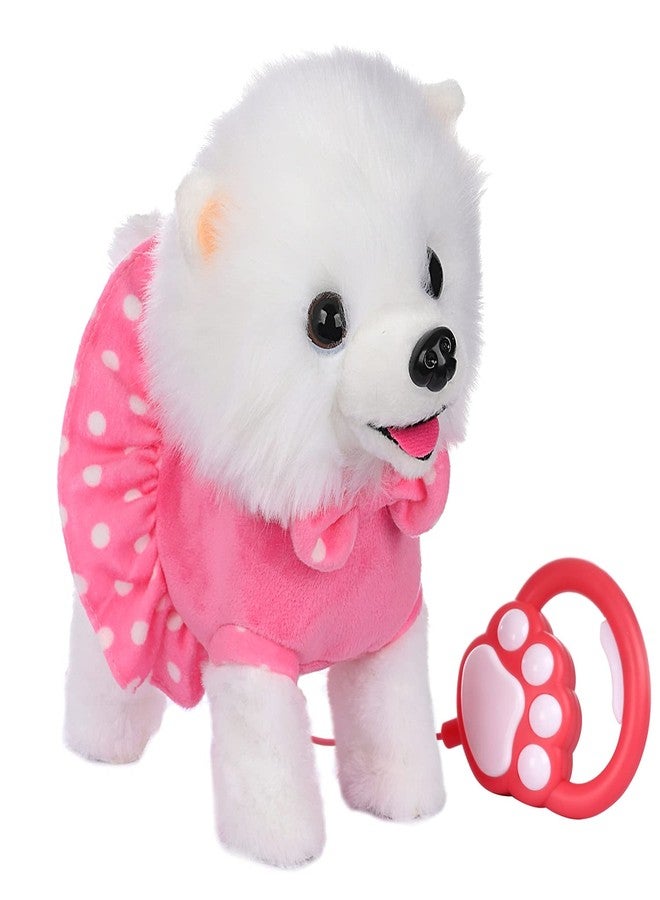 WorWoder Electronic Singing Walking and Barking Plush Dog Toy Interactive Puppy Dog with Remote Control Leash for Kids Toddler Gifts Birthday Girls Boys - Image 1